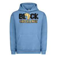 Pigment Pebble Blue black excellence Urban Hoodie - MaliasSmallBusiness