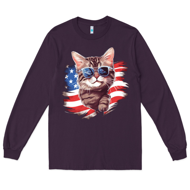 Cat2 Long Sleeve Tee by Unal Design | Teevron