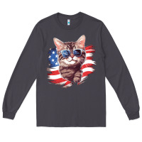 Smoke cat2 Long Sleeve Tee - Unal Design
