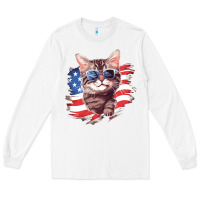 White cat2 Long Sleeve Tee - Unal Design