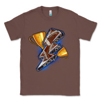 Chestnut football lightning bolt Classic Tee - Zillion Design Studio