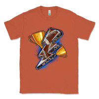 Copper football lightning bolt Classic Tee - Zillion Design Studio
