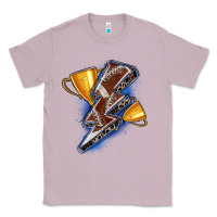 Lilac football lightning bolt Classic Tee - Zillion Design Studio