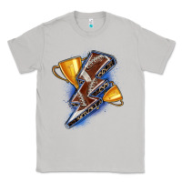 Moon Dust football lightning bolt Classic Tee - Zillion Design Studio