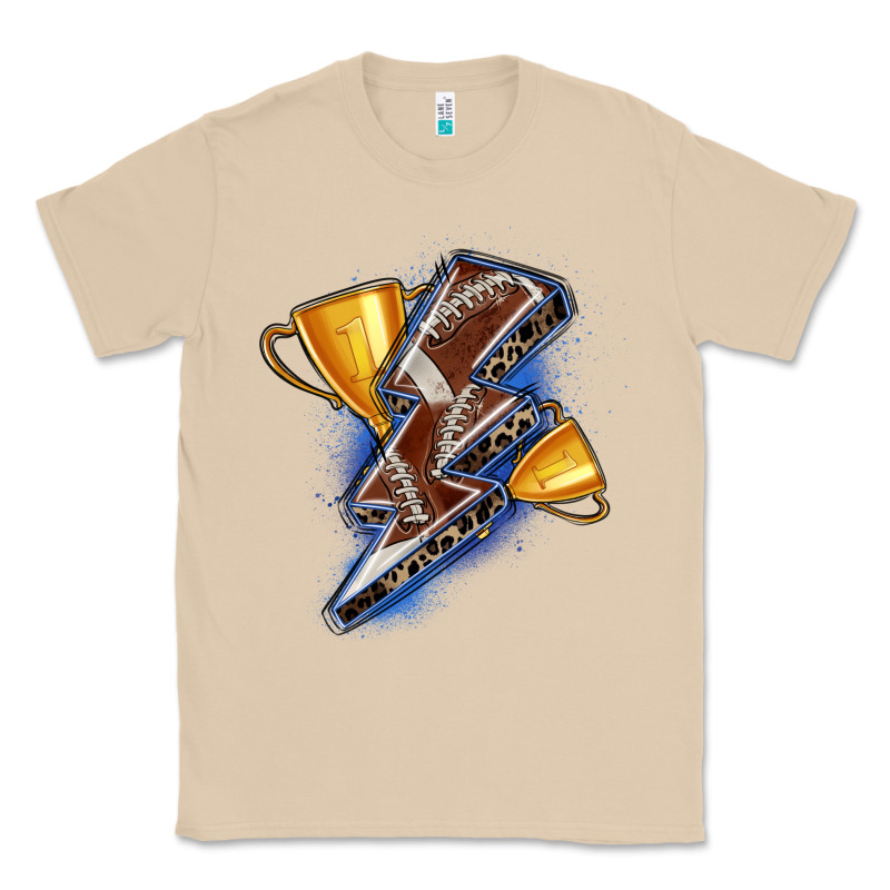 Football Lightning Bolt Classic Tee by Zillion Design Studio | Teevron