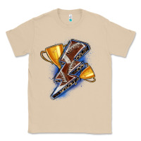 Mushroom football lightning bolt Classic Tee - Zillion Design Studio