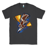 Smoke football lightning bolt Classic Tee - Zillion Design Studio