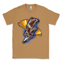 Toasted Coconut football lightning bolt Classic Tee - Zillion Design Studio