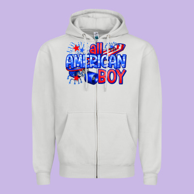 Zipper Hoodie all american boy billie wilder