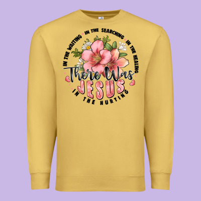 There Was Jesus Premium Sweatshirt Designed By Jahusdesignshop