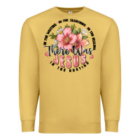 Antique Gold there was jesus Premium Sweatshirt - JahusDesignShop