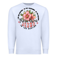 White there was jesus Premium Sweatshirt - JahusDesignShop