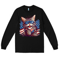 Black cat4 Long Sleeve Tee - Unal Design