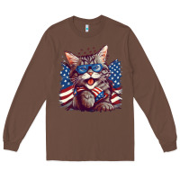 Chestnut cat4 Long Sleeve Tee - Unal Design