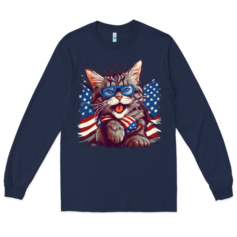 Cat4 Long Sleeve Tee by Unal Design | Teevron