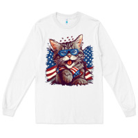 White cat4 Long Sleeve Tee - Unal Design