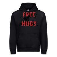 Black free hugs Urban Hoodie - MaliasSmallBusiness