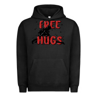 Pigment Black free hugs Urban Hoodie - MaliasSmallBusiness