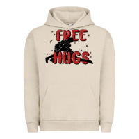 Pigment French Oak free hugs Urban Hoodie - MaliasSmallBusiness