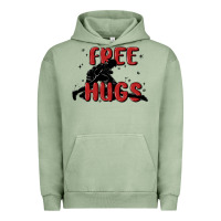 Pigment Oil Green free hugs Urban Hoodie - MaliasSmallBusiness