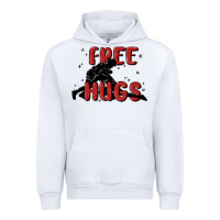 White free hugs Urban Hoodie - MaliasSmallBusiness