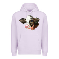 Lilac holstein calf face Premium Hoodie - LillyAllenDesigns
