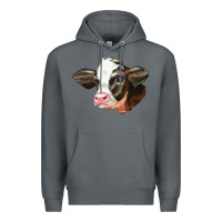 Rock holstein calf face Premium Hoodie - LillyAllenDesigns