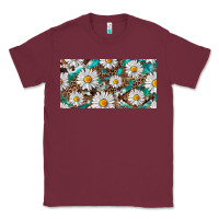 Burgundy leopard daisy Classic Tee - RanaPortraitStore