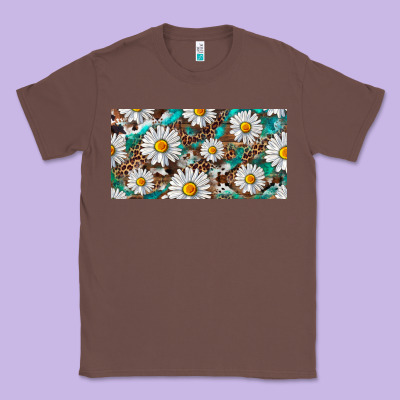 Leopard Daisy Classic Tee Designed By Ranaportraitstore