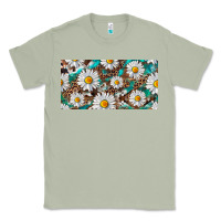 Matcha leopard daisy Classic Tee - RanaPortraitStore