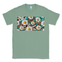 Sage leopard daisy Classic Tee - RanaPortraitStore