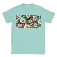 Seafoam leopard daisy Classic Tee - RanaPortraitStore