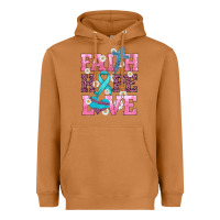 Meerkat faith hope love  cross and ribbon Heavyweight Hoodie - HRA Design Shop