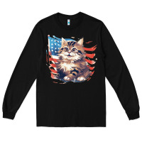 Black cat3 Long Sleeve Tee - Unal Design