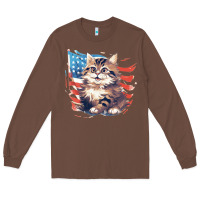 Chestnut cat3 Long Sleeve Tee - Unal Design