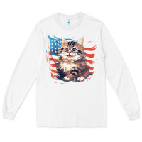 White cat3 Long Sleeve Tee - Unal Design