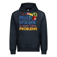 Navy im a math teacher of course i have problems Urban Hoodie - MaliasSmallBusiness