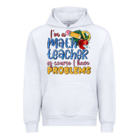 White im a math teacher of course i have problems Urban Hoodie - MaliasSmallBusiness