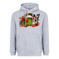 Heather Grey joy afro gnomes Heavyweight Hoodie - FaDigitalArtStudio