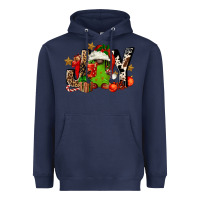 Navy joy afro gnomes Heavyweight Hoodie - FaDigitalArtStudio