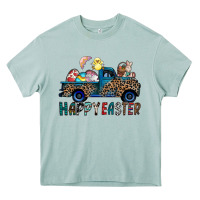 Arona Happy Easter truck Heavy Core Tee - CowhideDigitalArt