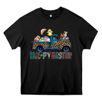 Black Happy Easter truck Heavy Core Tee - CowhideDigitalArt