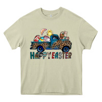Mossy Happy Easter truck Heavy Core Tee - CowhideDigitalArt