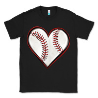 Black baseball heart Classic Tee - texasbilliewilder