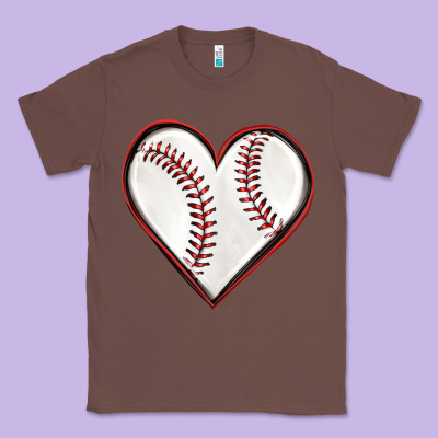 Classic Tee baseball heart