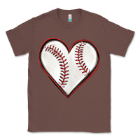 Chestnut baseball heart Classic Tee - texasbilliewilder