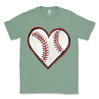 Sage baseball heart Classic Tee - texasbilliewilder