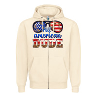 Sandshell all american dude Zipper Hoodie - texasbilliewilder