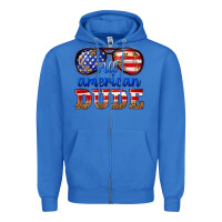 True Royal all american dude Zipper Hoodie - texasbilliewilder
