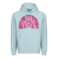 Blue Mist breast cancer awareness rainbow Premium Hoodie - Jasminsmagicworld